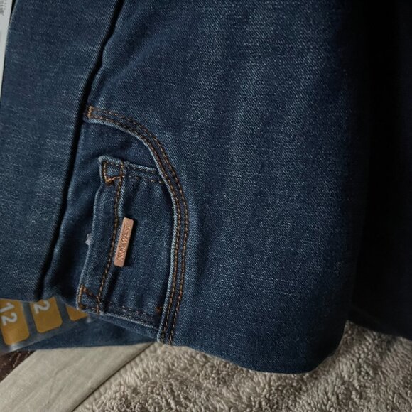 Nine West Heidi Pull On Straight Leg Jeans size 12 NWT - Picture 10 of 11